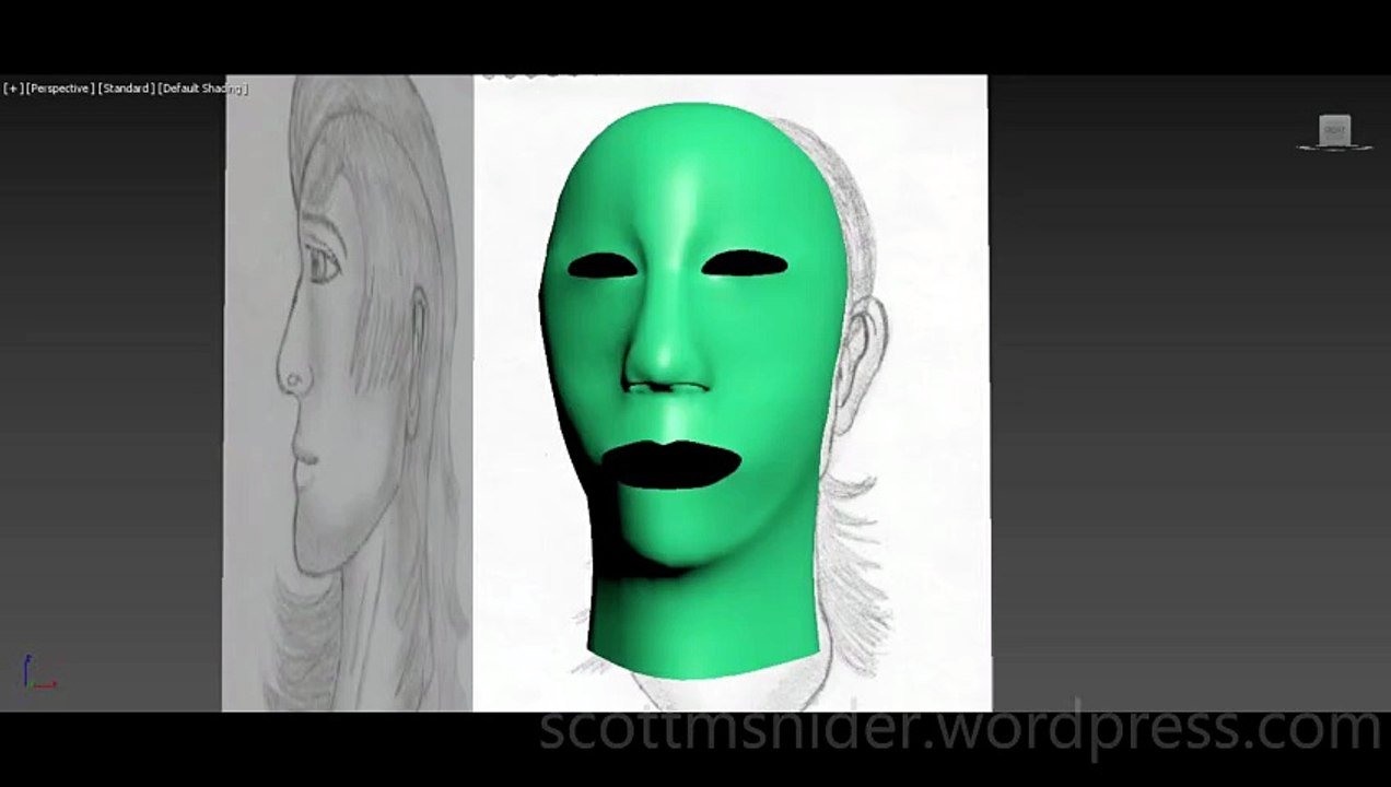 Grabovski: 3DS MAX Practice Polygon Modeling Head Model Video #21 (07-26-2026)