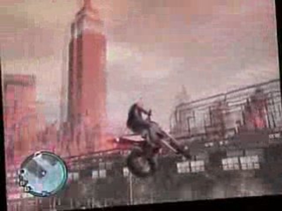 gta 4 - Cascade en cross au skate park