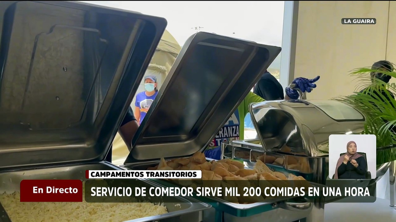 La Guaira | 1.200 comidas servidas con un despliegue de atención a familias afectadas por los sismos