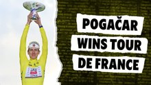 Pogacar wins record-equalling fifth Tour de France
