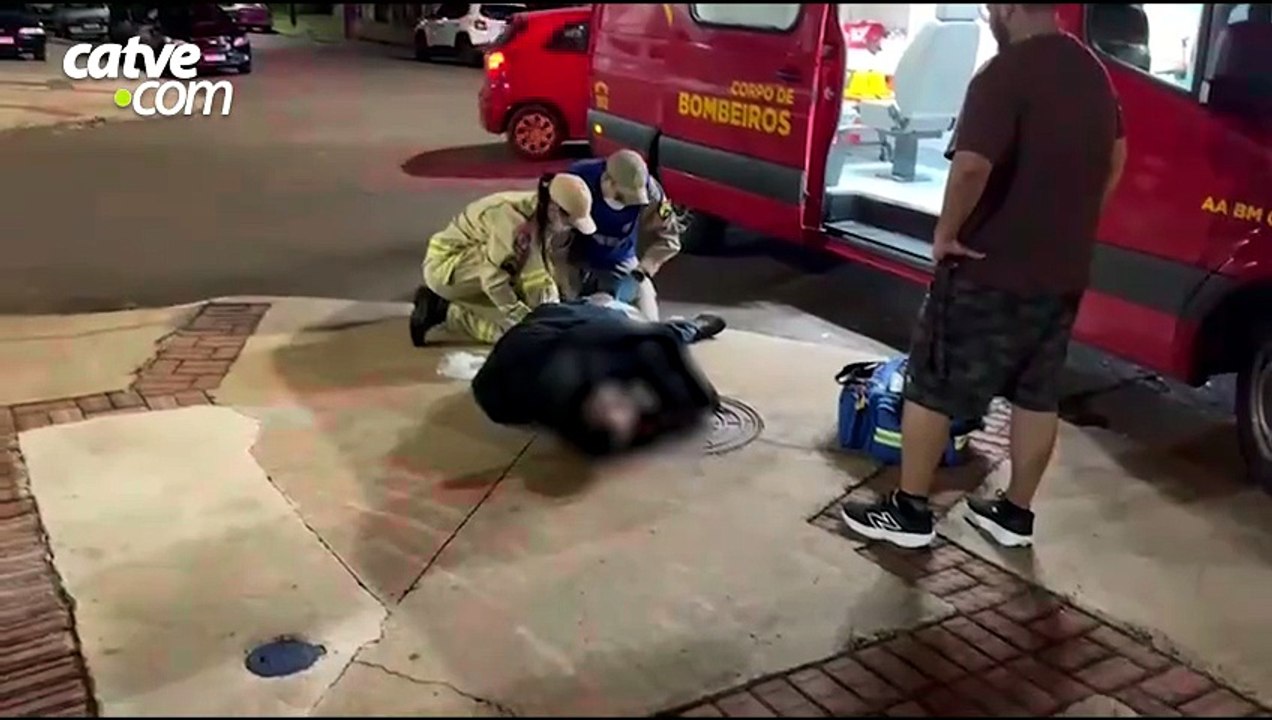 Motociclista fica ferido após acidente de trânsito em Cascavel
