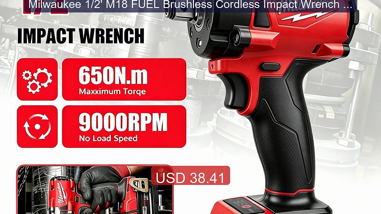 Milwaukee 1/2' M18 FUEL Brushless Cordless Impact Wrench 650N... -- Amazing Value 2026 | Must Have!