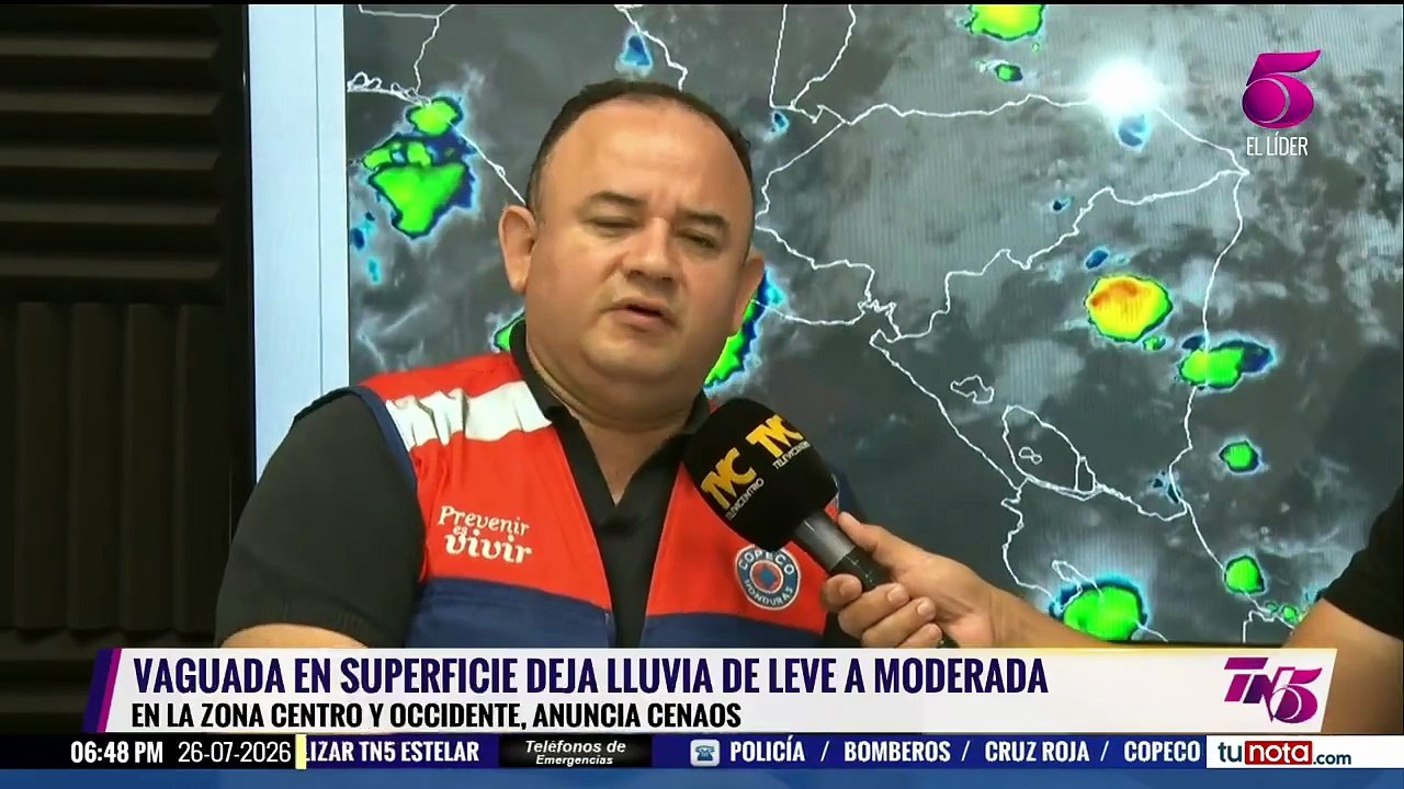 Pronóstico del tiempo: Vaguada dejará lluvias en el occidente hoy, pero advierten sequía por El Niño hasta septiembre