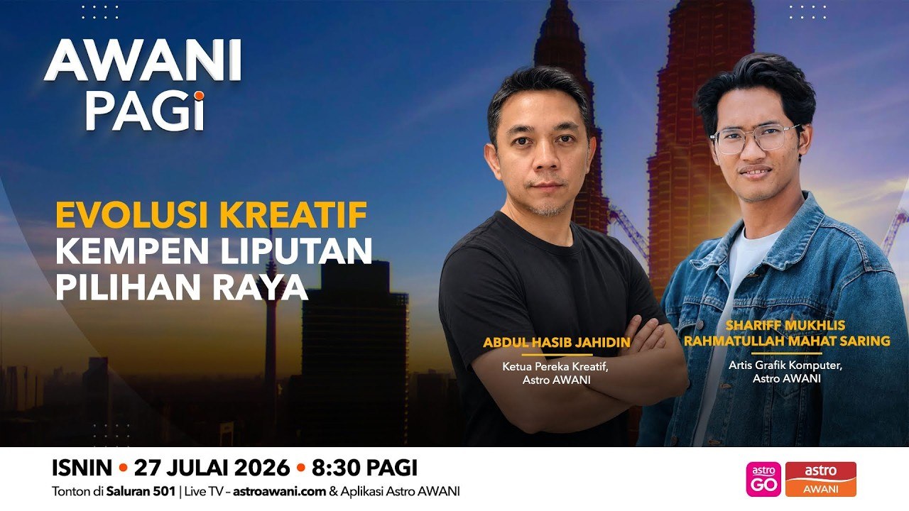 AWANI Pagi: Evolusi kreatif kempen liputan pilihan raya Astro AWANI