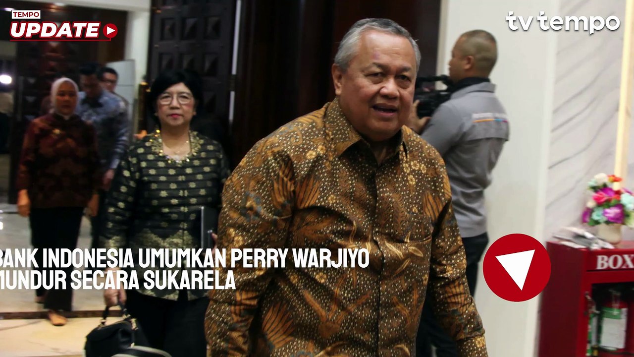 Bank Indonesia Umumkan Perry Warjiyo Mundur Secara Sukarela