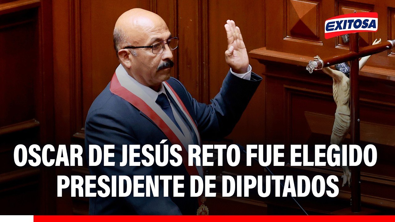 Con más de 66 votos requeridos, Oscar Reto es elegido como presidente de la Cámara de Diputados