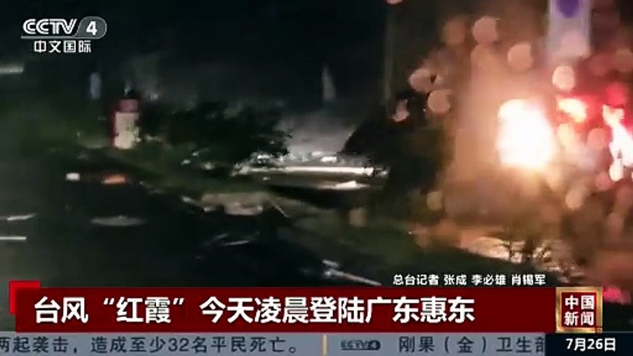 Fallen trees, flood risks as Typhoon Noul hits China's south