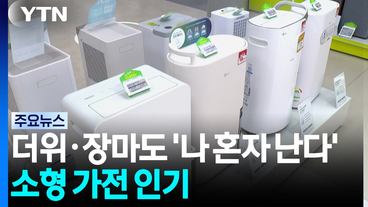 더위·장마도 '나 혼자 난다'...소형 가전 인기 / YTN