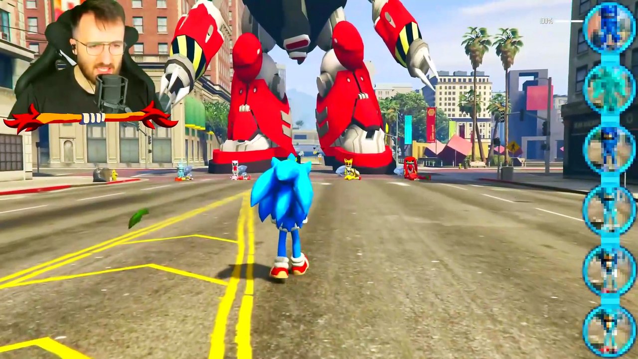 Mejorando a DIAMOND SONIC en GTA 5 !! (Sonic Movie mod)
