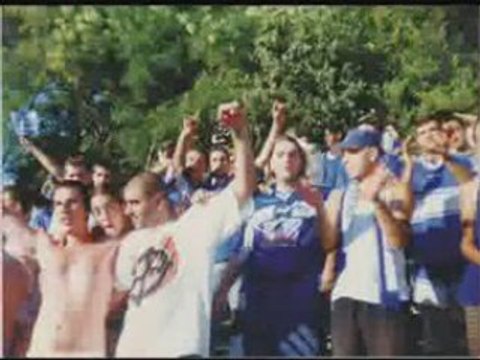 Chernomorets Burgas's fans-Burgas is blue