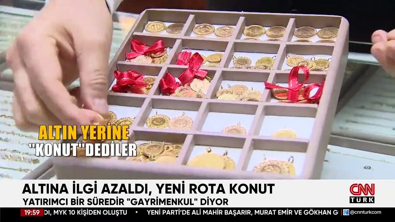 Altına ilgi azaldı, yeni rota konut!