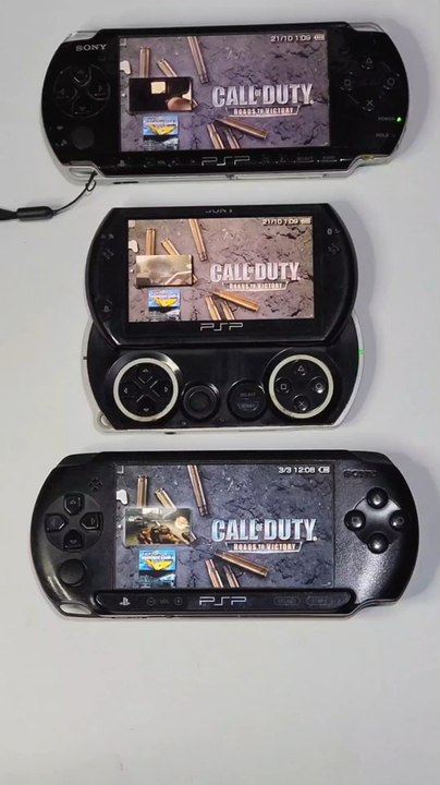 Call of Duty Roads to Victory - PSP Slim vs PSP Fat vs PSP Go Speed test comparison! #shorts