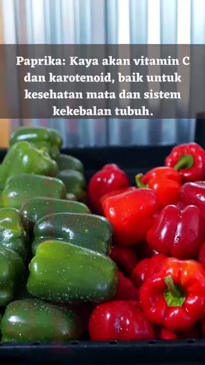 manfaat mengkonsumsi paprika untuk kesehatan