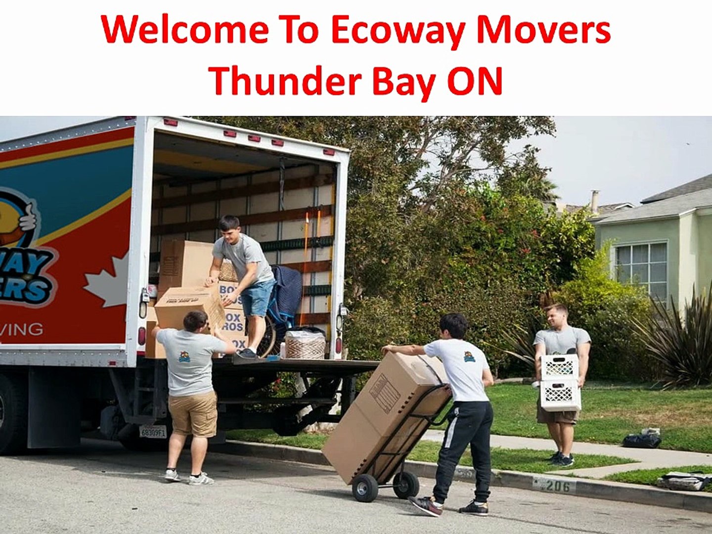 ⁣Ecoway Movers in Thunder Bay, ON | P7B 3B7