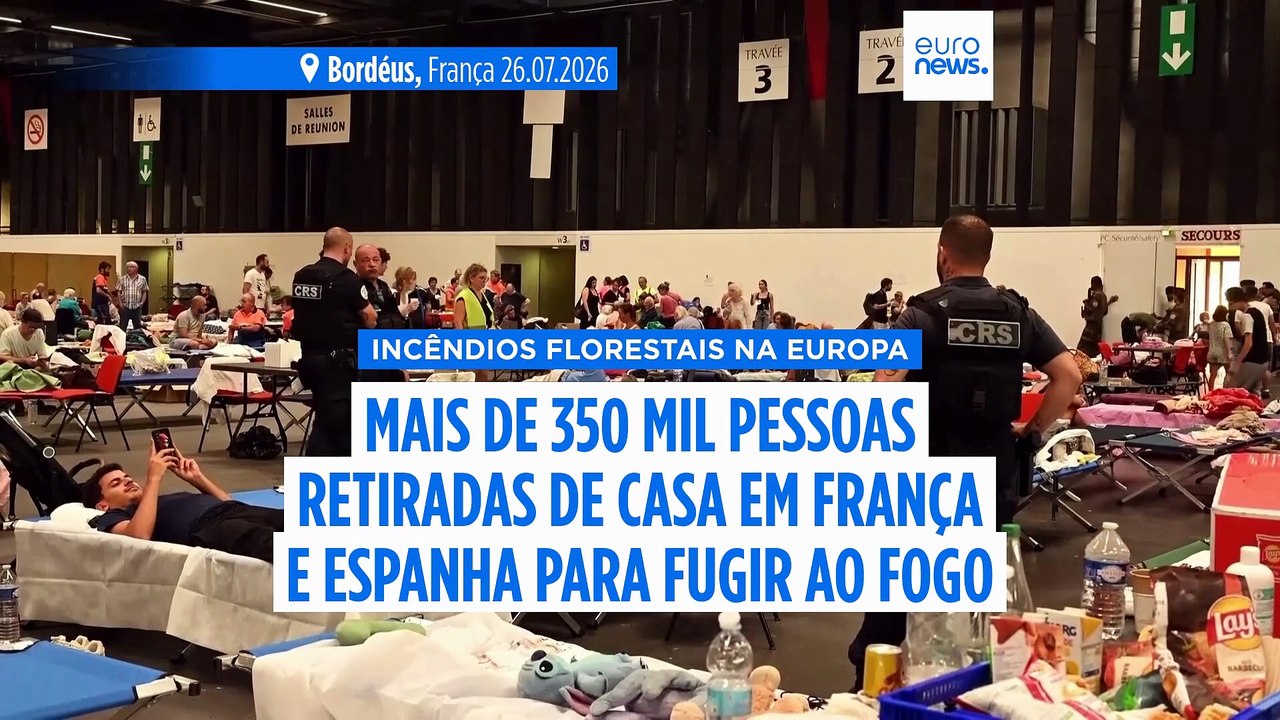 Milhares de pessoas retiradas de casa com os fogos a avançarem para Bordéus e Madrid