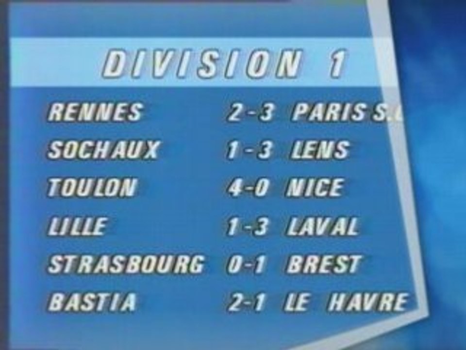 Du temps où le PSG était leader du championnat