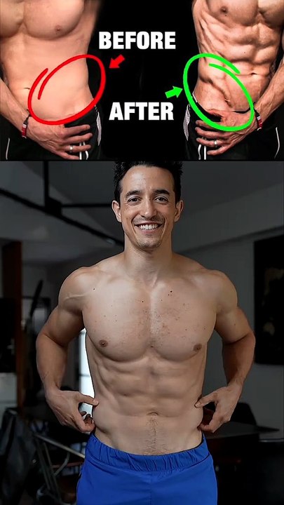 Best oblique V cut abs workout at home ! 🔥