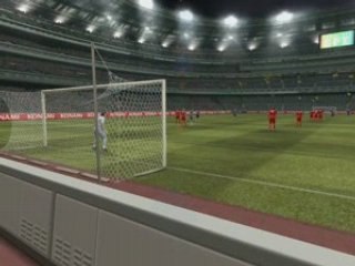 coup franc à 43 m des buts...