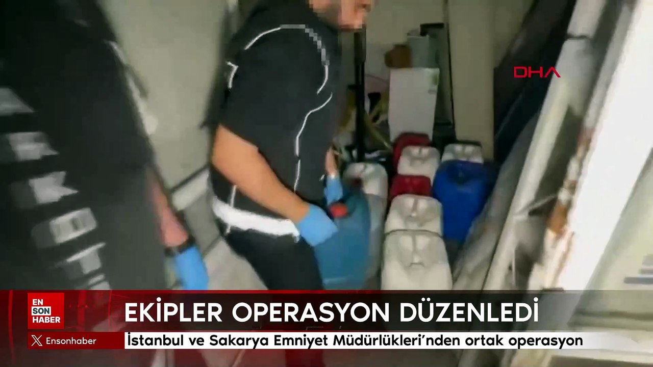 İstanbul ve Sakarya Emniyet Müdürlükleri’nden ortak operasyon