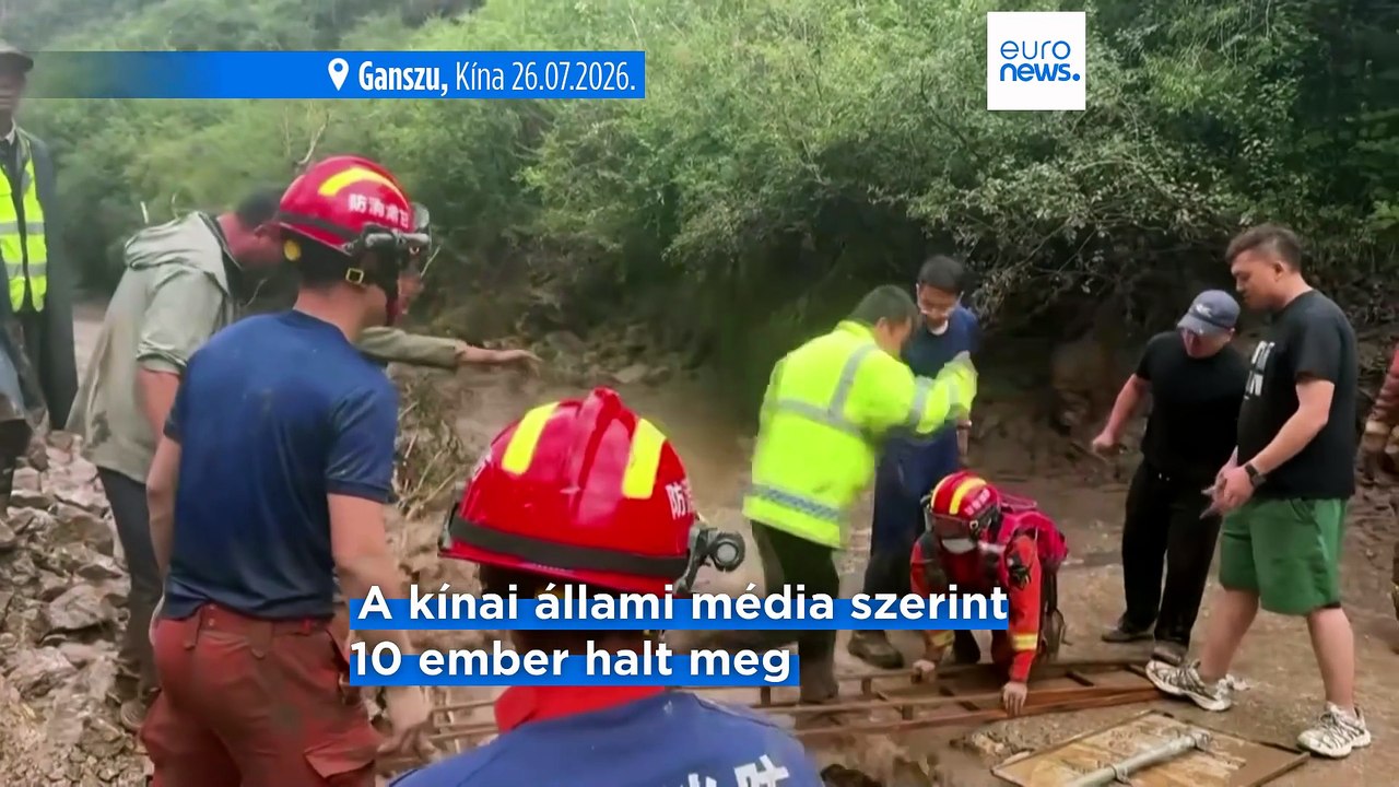 Többen meghaltak és megsérültek esőzések okozta villámárvízben Kínában