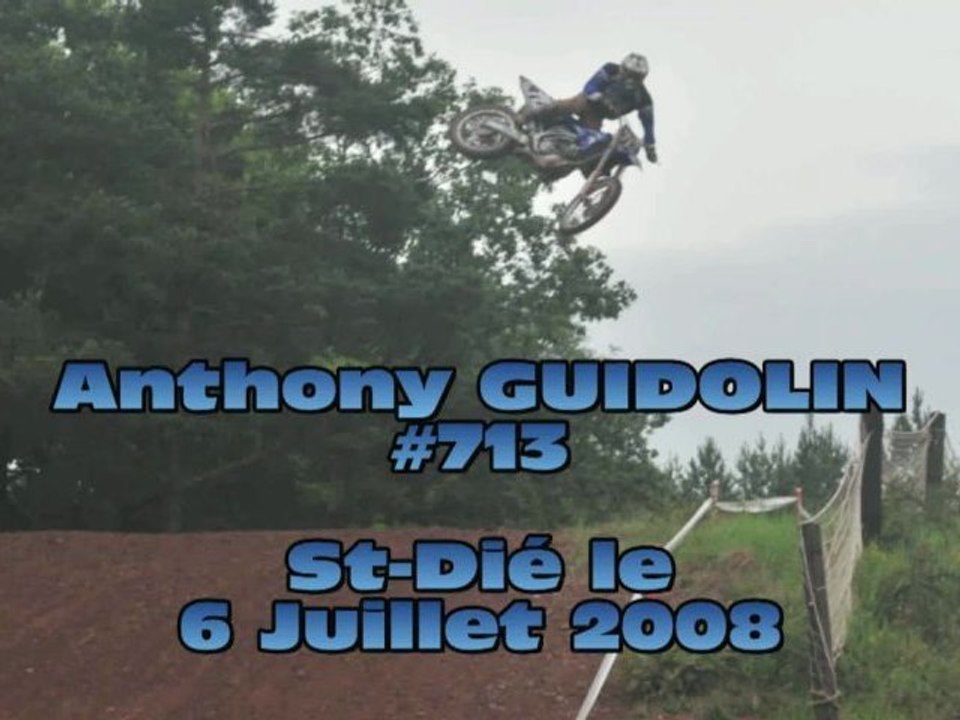 Moto-cross St-dié Anthony GUIDOLIN