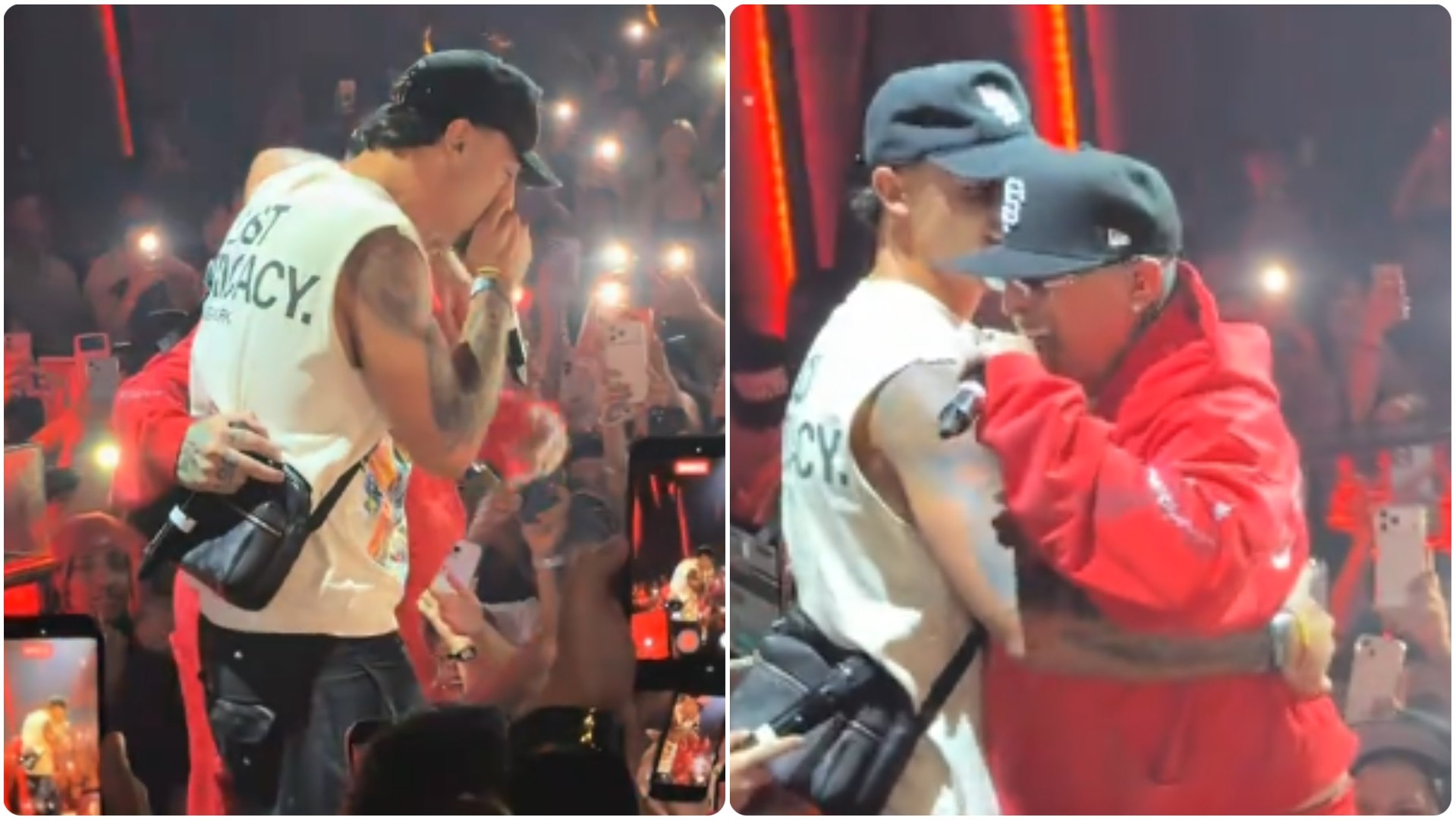 Pubill, desatado cantando 'su canción' con el propio Ñengo Flow