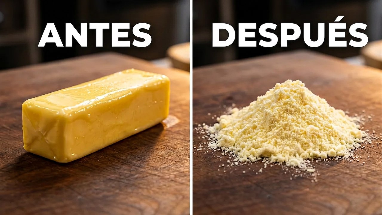 ¡Liofilizamos mantequilla y la convertimos en polvo!