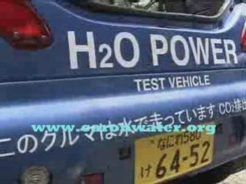 Japanese HHO water powered car