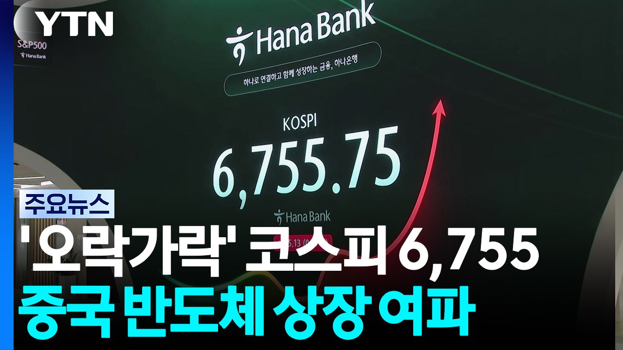 중국 반도체 상장에 코스피 오락가락...강보합 마감 / YTN
