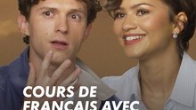 Petit cours de français avec Tom Holland et Zendaya 🇫🇷