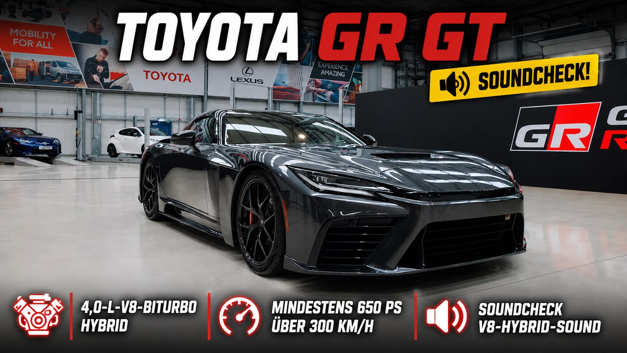 Toyota GR GT: Erlkönig zeigt Design und Technik der Zukunft
