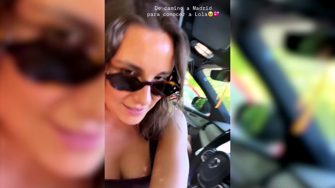 María Pombo ya conoce a la pequeña Lola, "Bienvenida al equipo número 7"