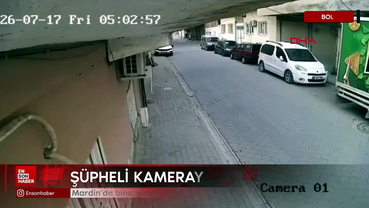 Mardin’de bina girişindeki motosikleti çalıp kaçtı