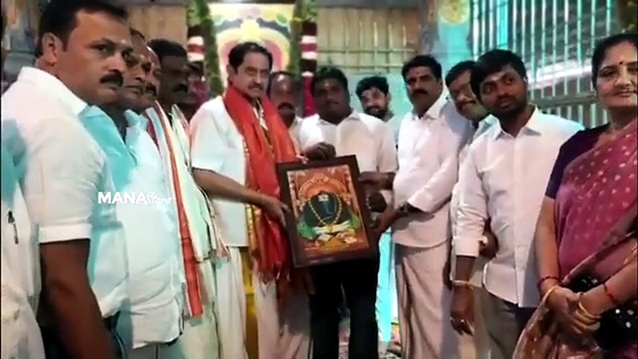 Actor Suman Visits Kanipakam Vinayaka Temple