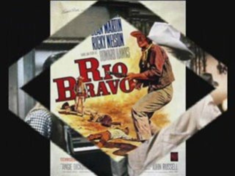 photo de john wayne et de rio bravo