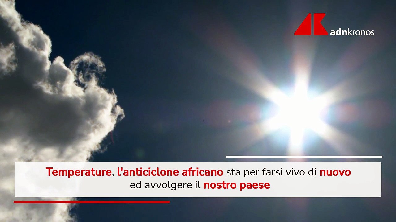 Torna l'anticiclone africano: in arrivo un'ondata di caldo record