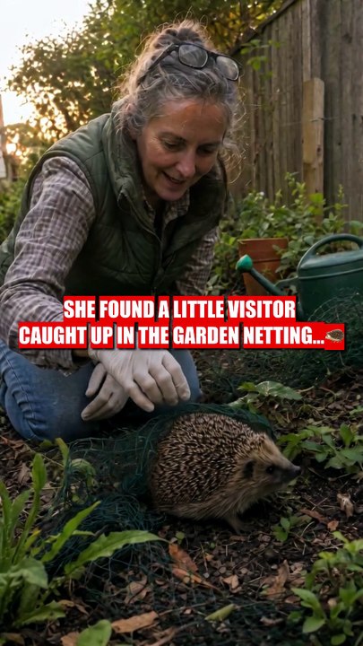 She Found a Tiny Hedgehog Trapped… Then This Happened 🦔❤️