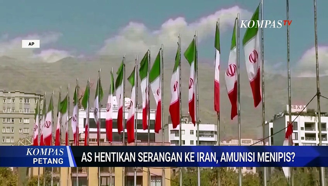 Trump Tangguhkan Serangan Besar-besaran ke Iran, Amunisi AS Menipis? | KOMPAS PETANG