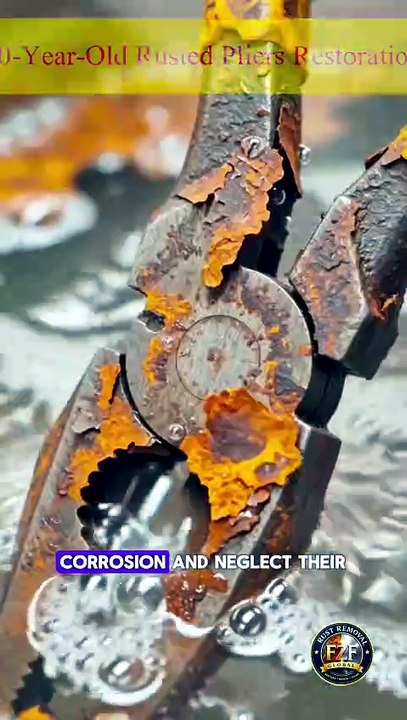 50-Year-Old Rusted Pliers Restoration