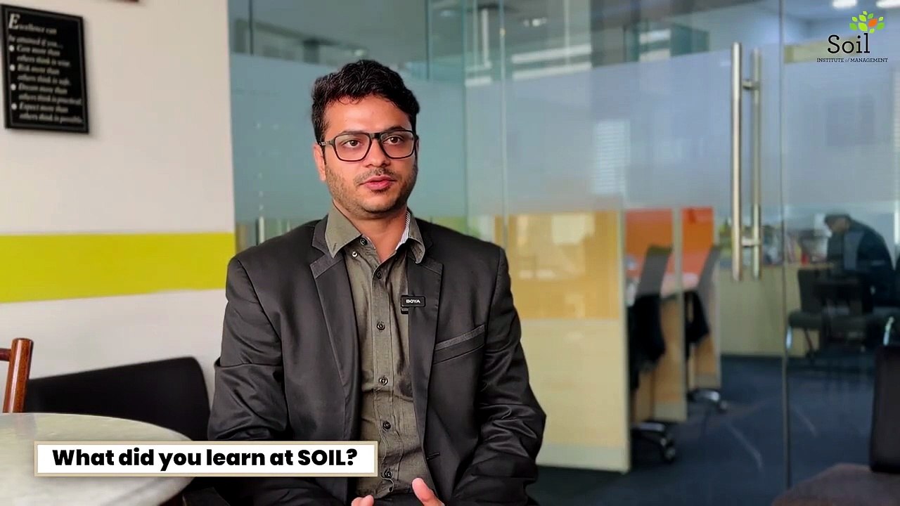 Dropping from CA was not easy | Harsh, SOIL PGPM Finance Student