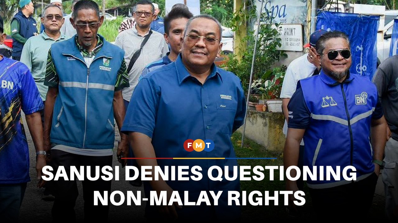 ‘Tanah Melayu’ remarks not meant to question non-Malay rights, says Sanusi