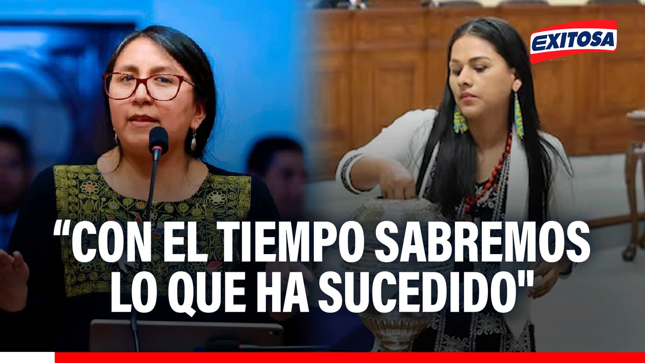 Ruth Luque sobre presunta "traición" en el Senado. "No me sorprendería, con el tiempo sabremos lo que ha sucedido"
