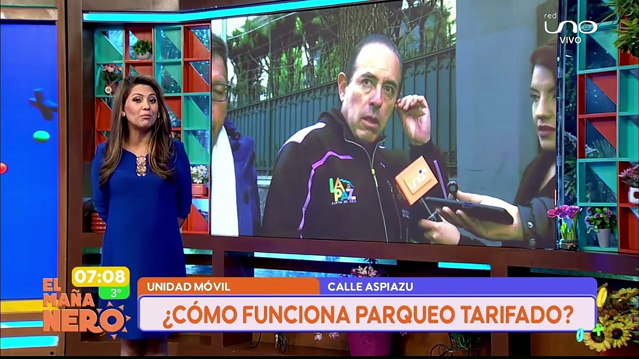 Alcalde de La Paz explica como funciona el parqueo tarifado