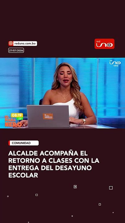 Vuelta a clases con desayuno escolar: alcalde realiza la entrega a estudiantes