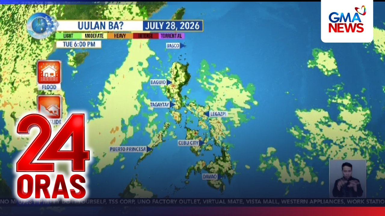 Epekto ng Habagat, patuloy ang paghina | 24 Oras