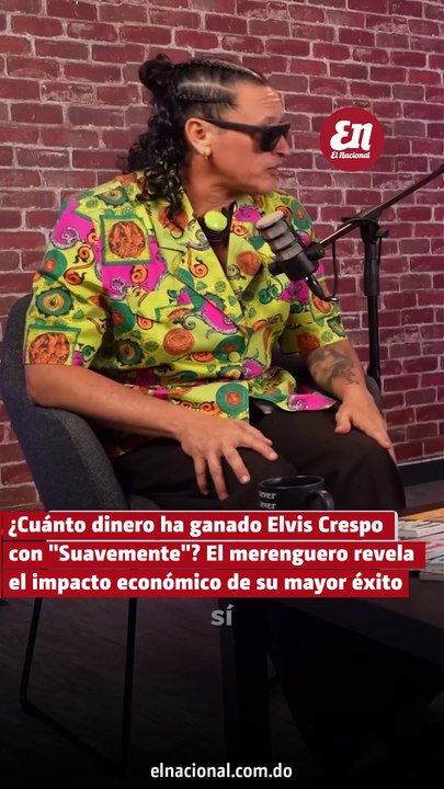 ¿Cuánto dinero ha ganado Elvis Crespo con "Suavemente"? El merenguero revela el impacto económico de su mayor éxito