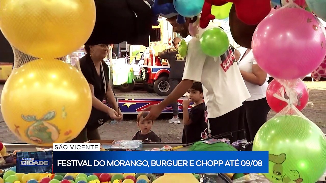 Festival do Morango, Burguer e Chopp termina na próxima semana em São Vicente