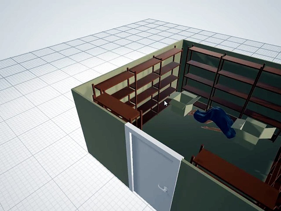 RBA2D3D Inventory store room and shelves units