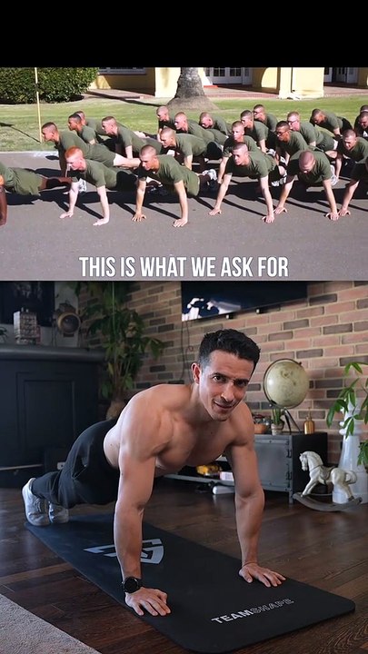 Marines us army push-up challenge ! 🇺🇸 respec...