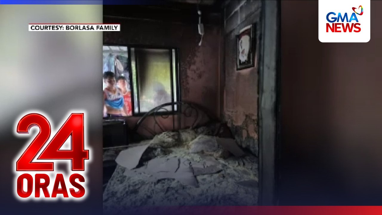 4-anyos, patay; 6-anyos, sugatan nang matupok ang isang bahay sa Cebu | 24 Oras